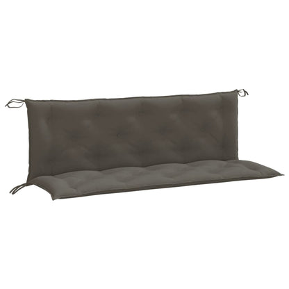 Garden Bench Cushions 2pcs Dark Gray Mélange 150x50x7 cm