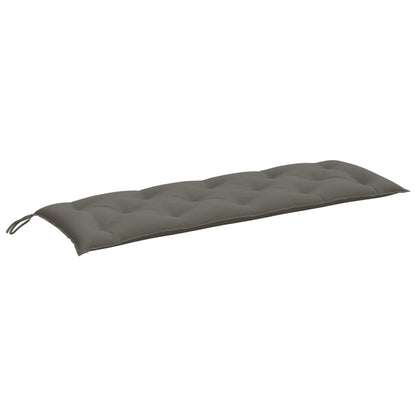 Garden Bench Cushions 2pcs Dark Gray Mélange 150x50x7 cm