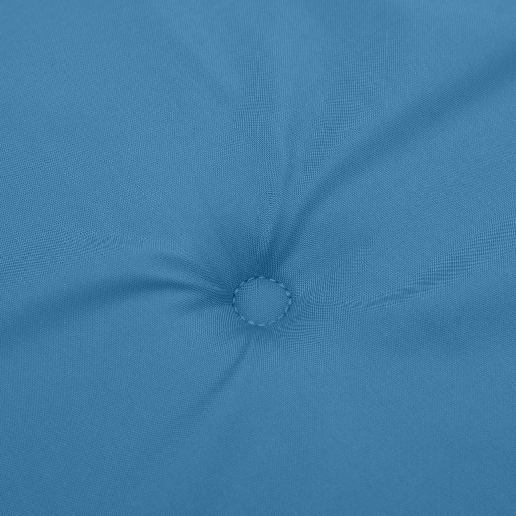 Cuscini Panca Giardino 2pz Blu Mélange 180x50x7 cm Tessuto | homemem39