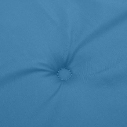 Cuscini Panca Giardino 2pz Blu Mélange 180x50x7 cm Tessuto | homemem39