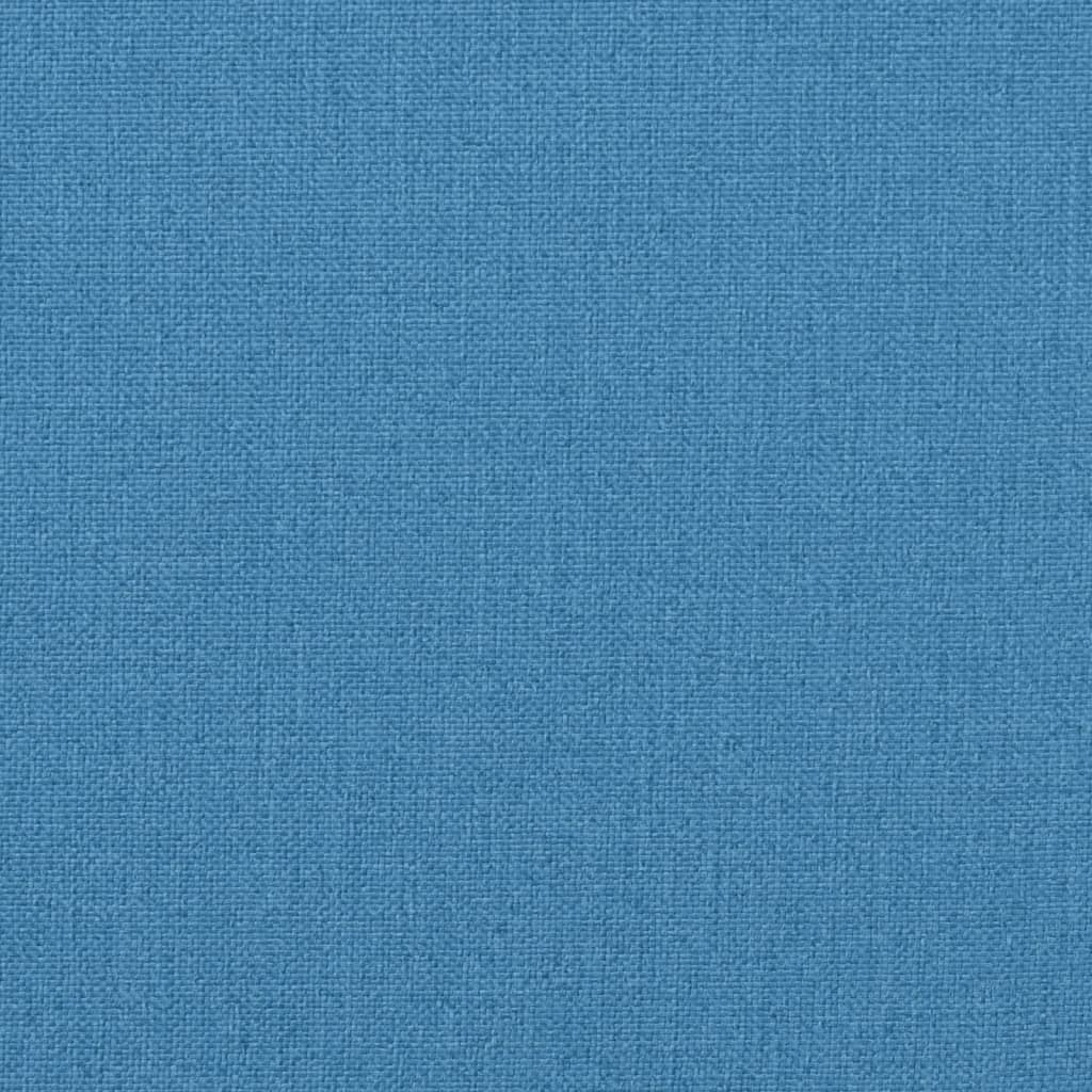 Cuscini Panca Giardino 2pz Blu Mélange 180x50x7 cm Tessuto | homemem39