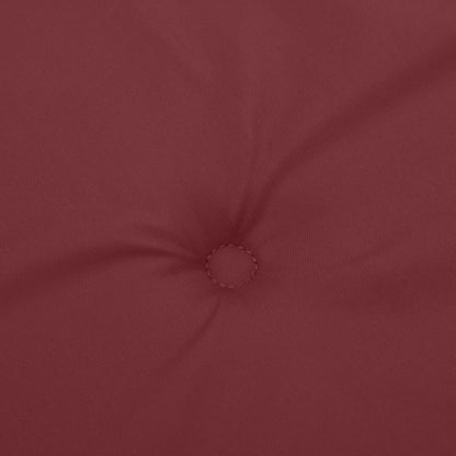 Cuscini Panca Giardino 2pz Rosso Vino Mélange 180x50x7 cm | homemem39
