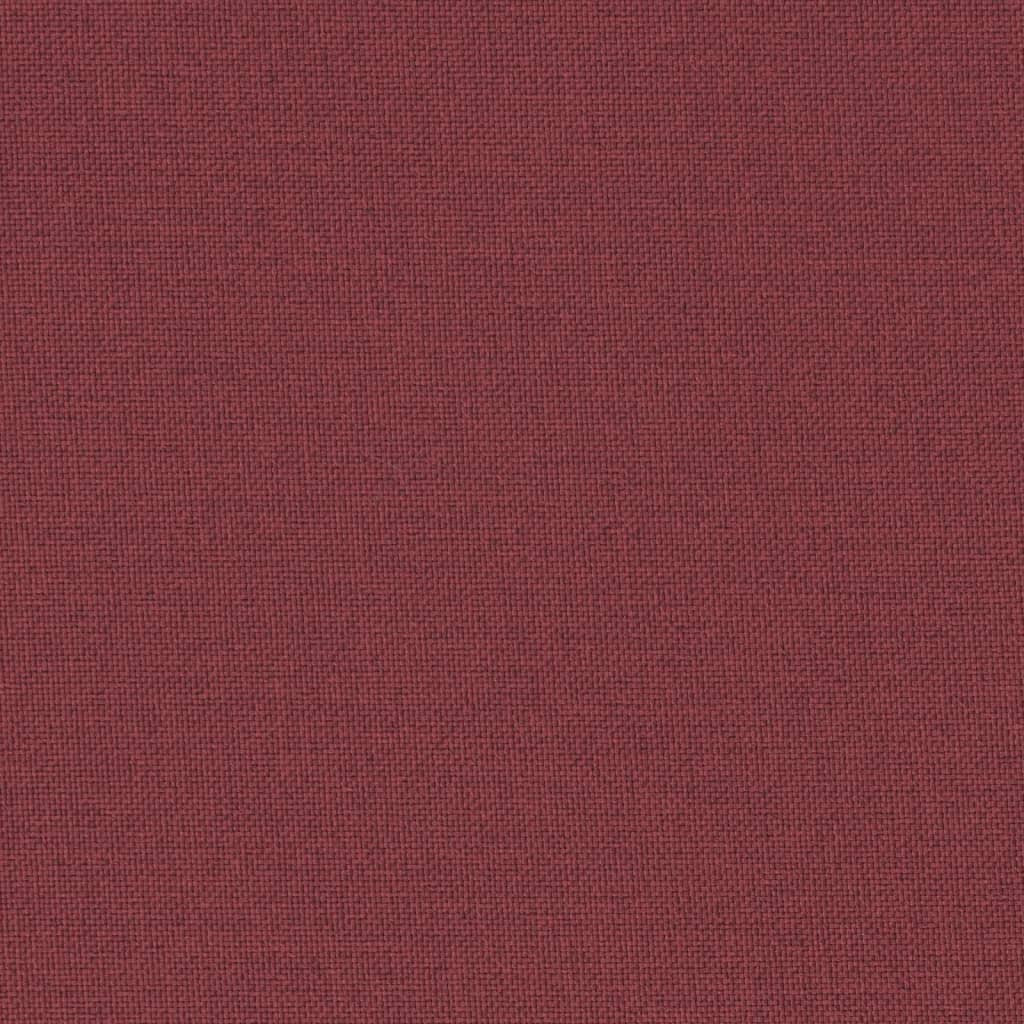 Cuscini Panca Giardino 2pz Rosso Vino Mélange 180x50x7 cm | homemem39