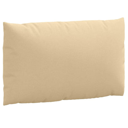 Pallet Cushions 2 pcs Beige Mélange in Fabric