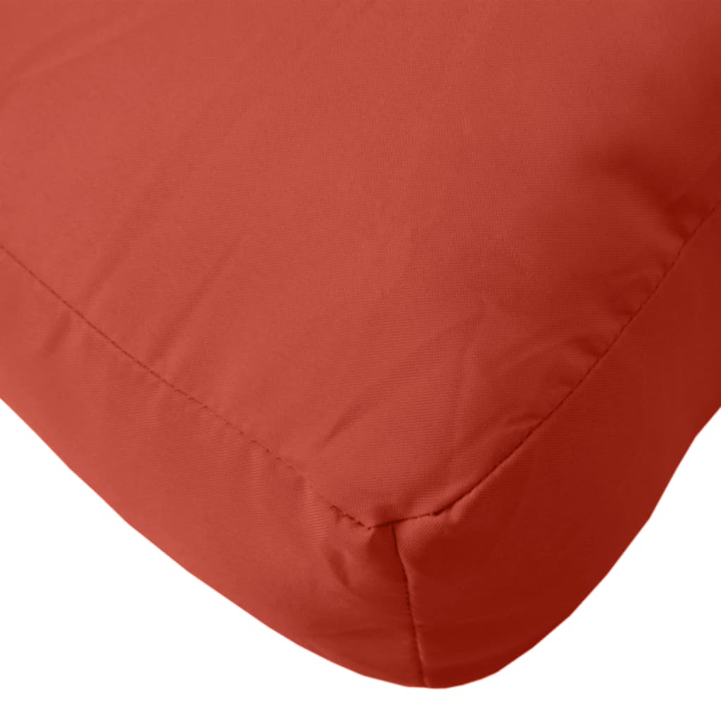 Pallet Cushions 2 pcs Red Mélange in Fabric