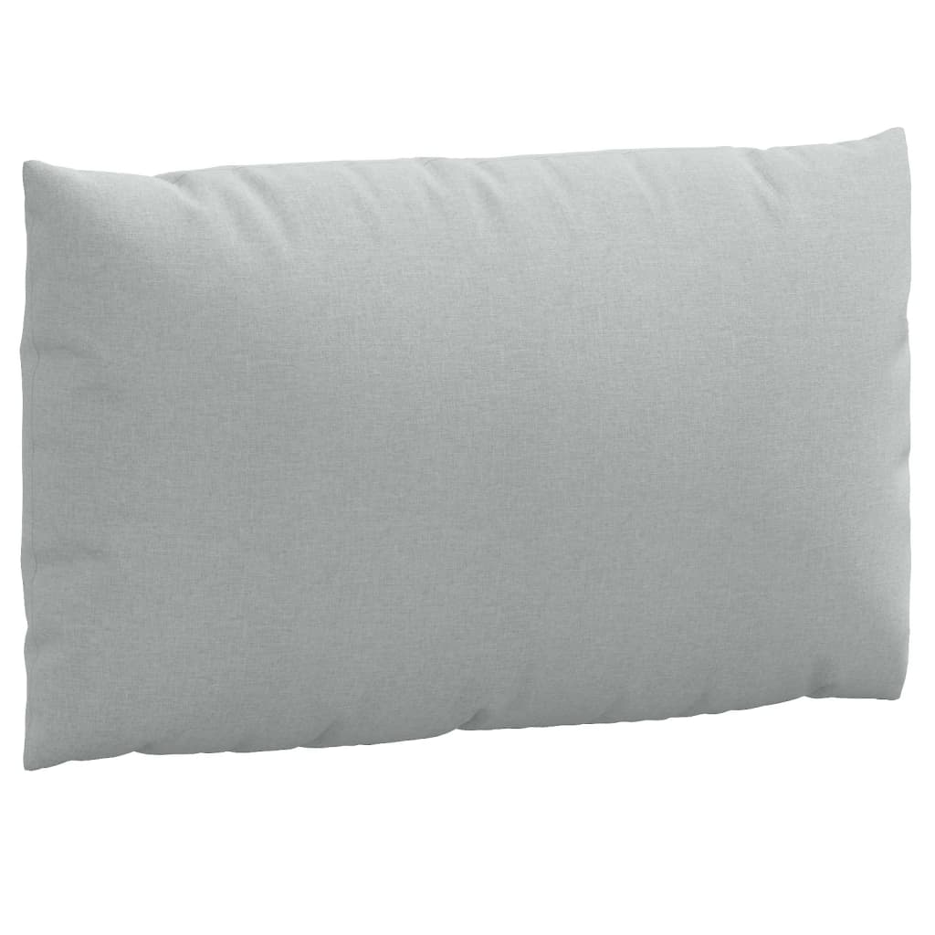 Pallet Cushions 3 pcs Light Gray Mélange in Fabric