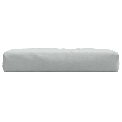 Pallet Cushion Light Gray Mélange 60x60x10 cm in Fabric