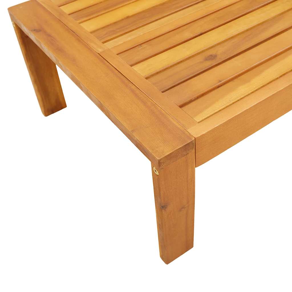 Tavolo da Giardino 100x50x27 cm in Legno Massello di Acacia | homemem39