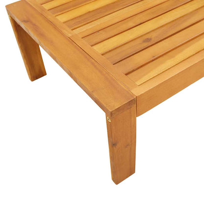 Tavolo da Giardino 100x50x27 cm in Legno Massello di Acacia | homemem39