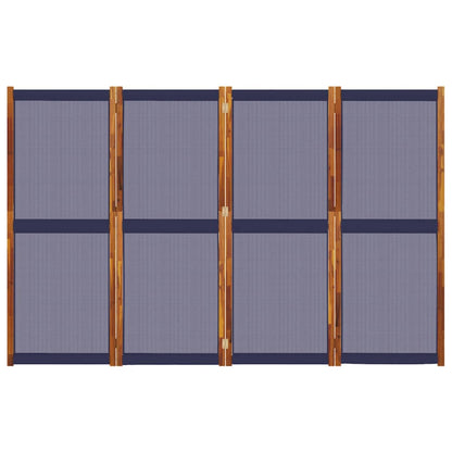 4-Panel Divider Dark Blue 280x180 cm