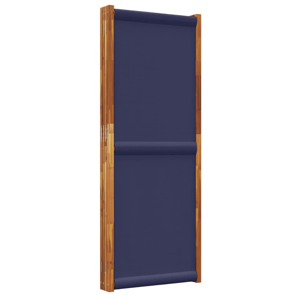 4-Panel Divider Dark Blue 280x180 cm