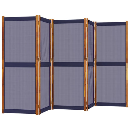 5-Panel Divider Dark Blue 350x180 cm