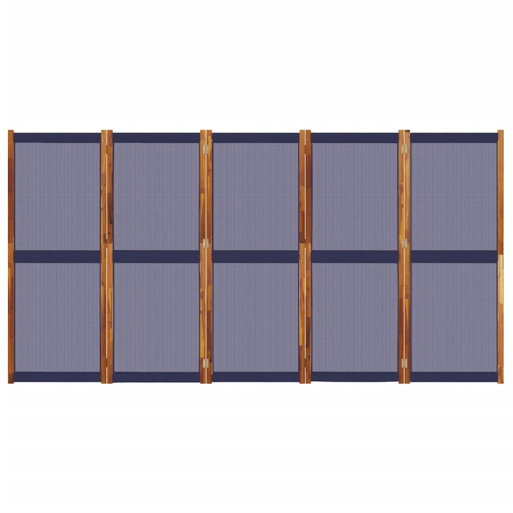 5-Panel Divider Dark Blue 350x180 cm