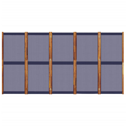 5-Panel Divider Dark Blue 350x180 cm