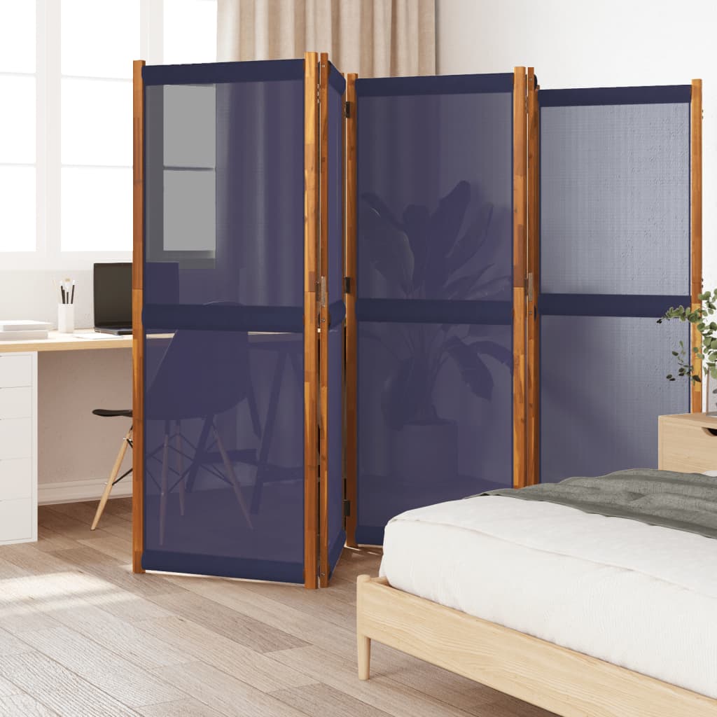 5-Panel Divider Dark Blue 350x180 cm