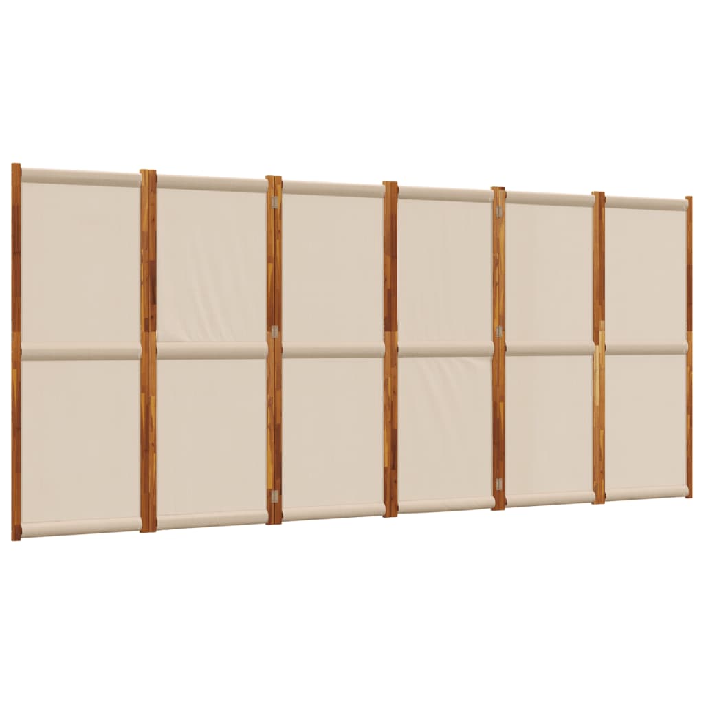 6-panel dove gray divider 420x180 cm