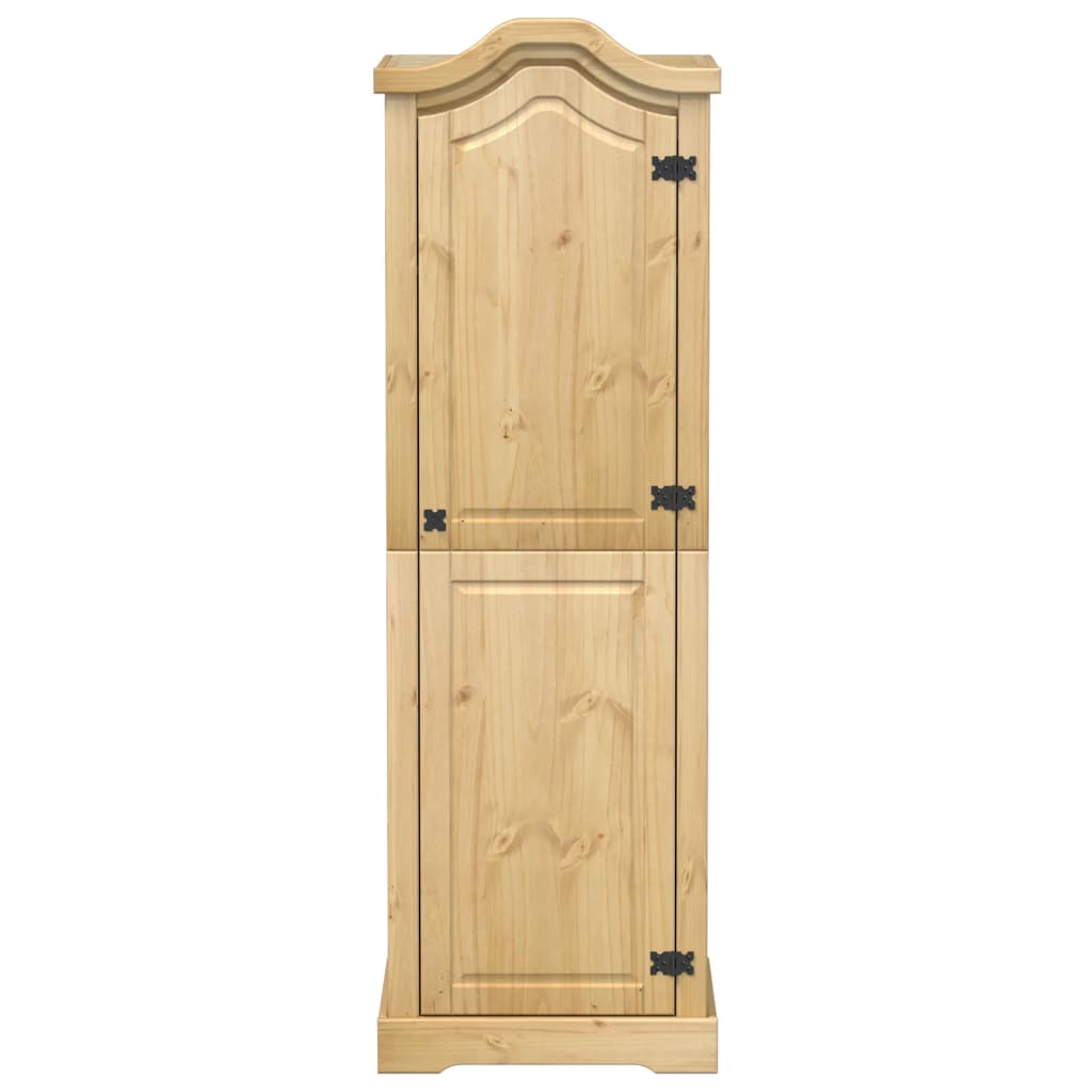 Corona wardrobe 55x52x170 cm in solid pine wood