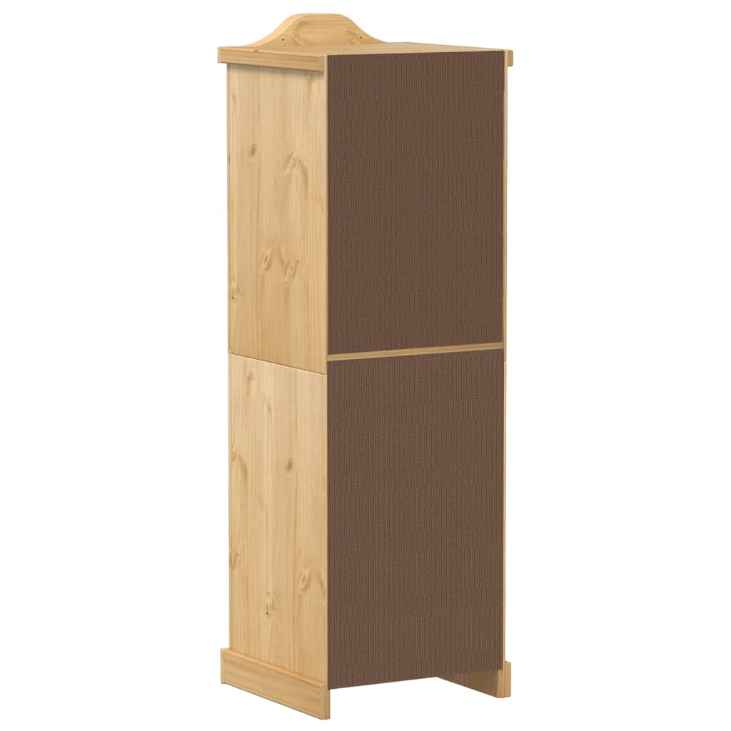 Corona wardrobe 55x52x170 cm in solid pine wood