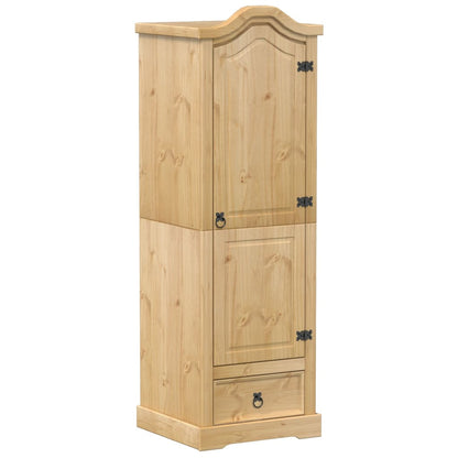 Corona wardrobe 55x52x170 cm in solid pine wood