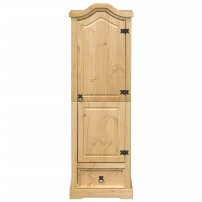 Corona wardrobe 55x52x170 cm in solid pine wood