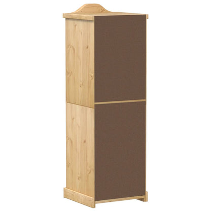 Corona wardrobe 55x52x170 cm in solid pine wood