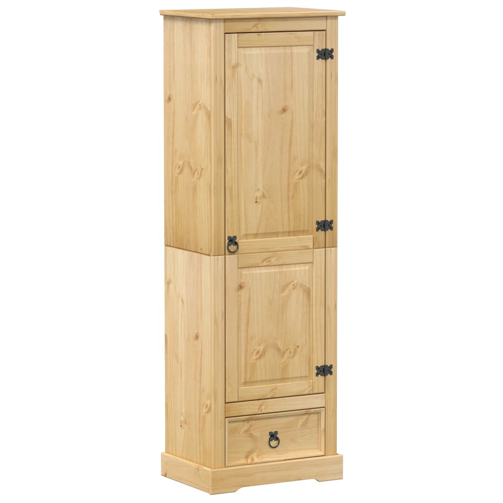 Corona wardrobe 55x38x170 cm in solid pine wood