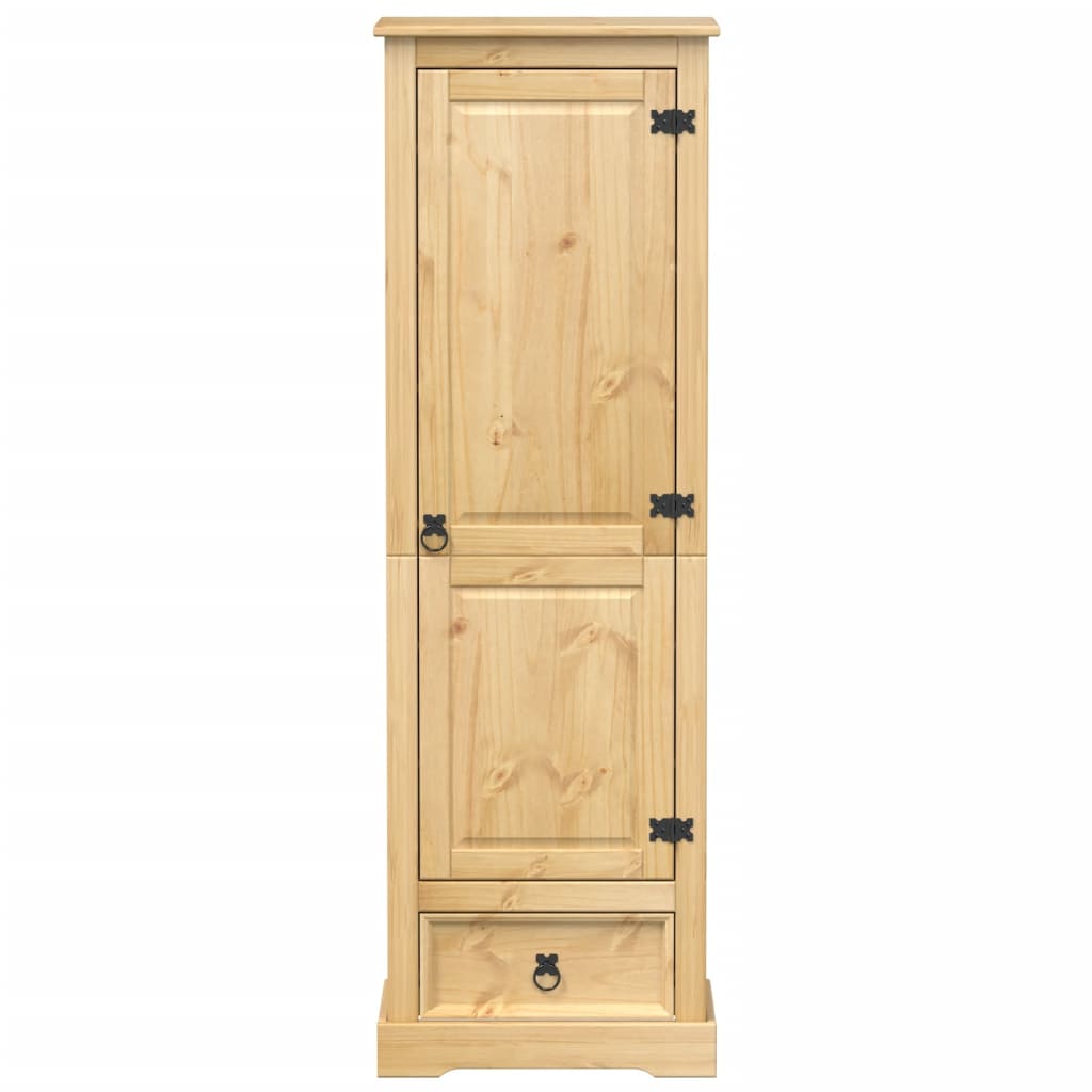 Corona wardrobe 55x38x170 cm in solid pine wood