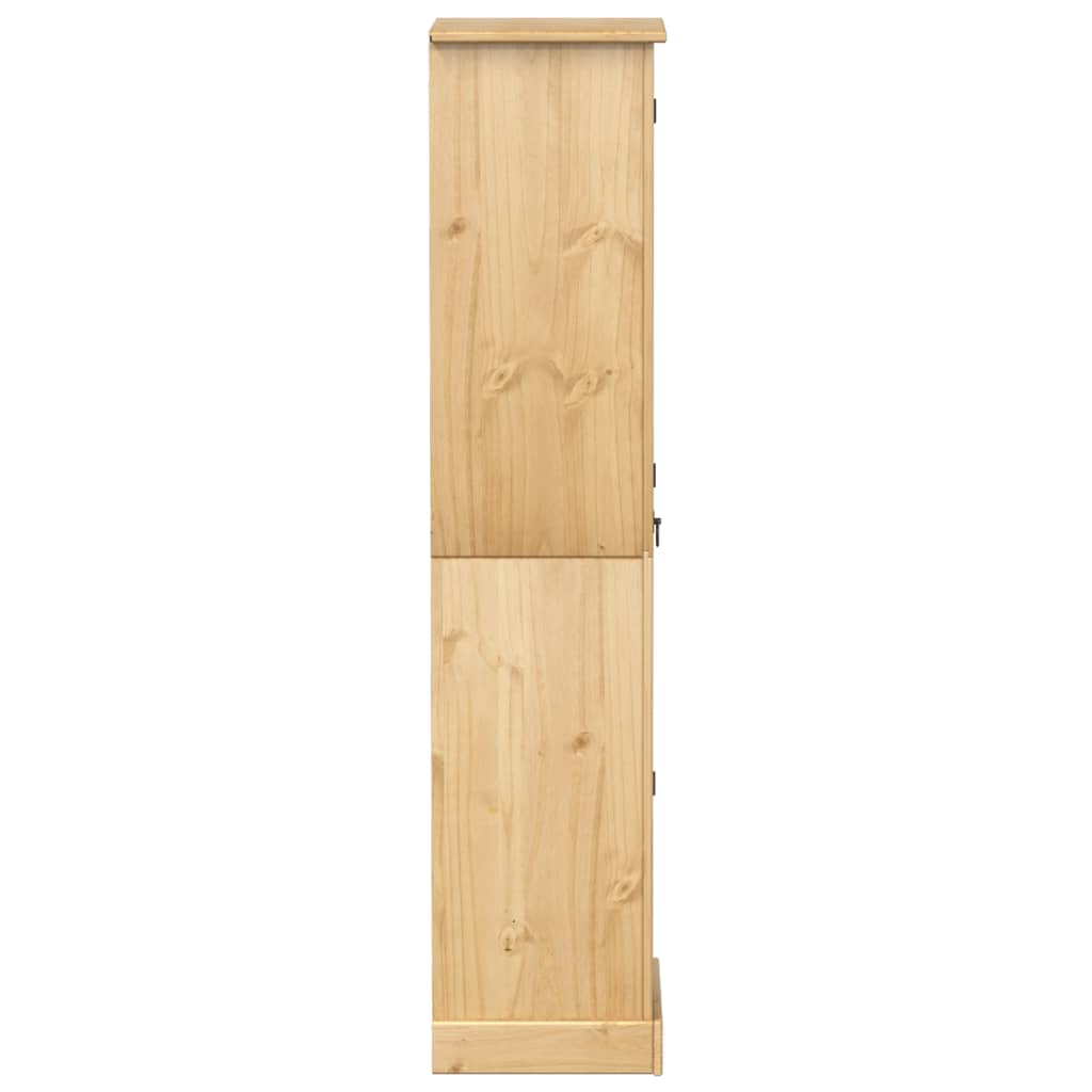 Corona wardrobe 55x38x170 cm in solid pine wood