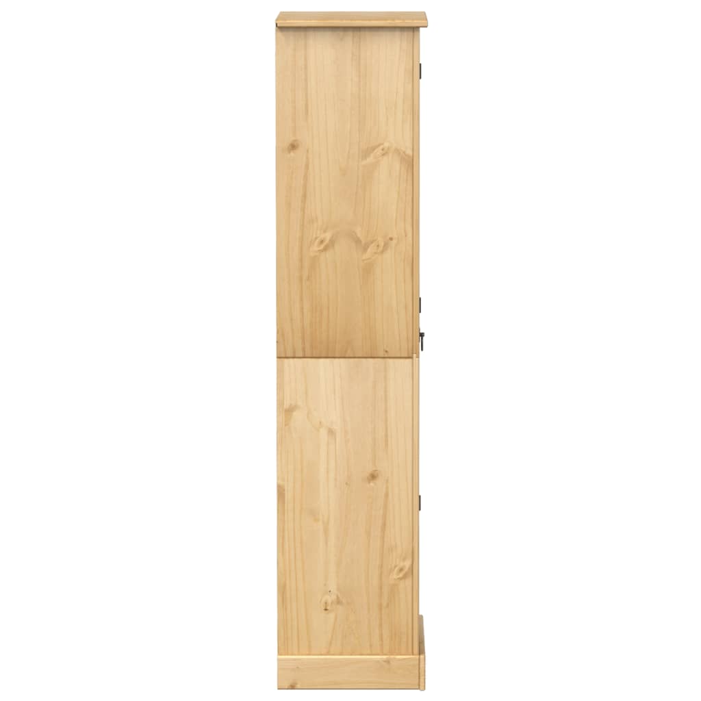 Armadio Corona 55x38x170 cm in Legno Massello di Pino - homemem39