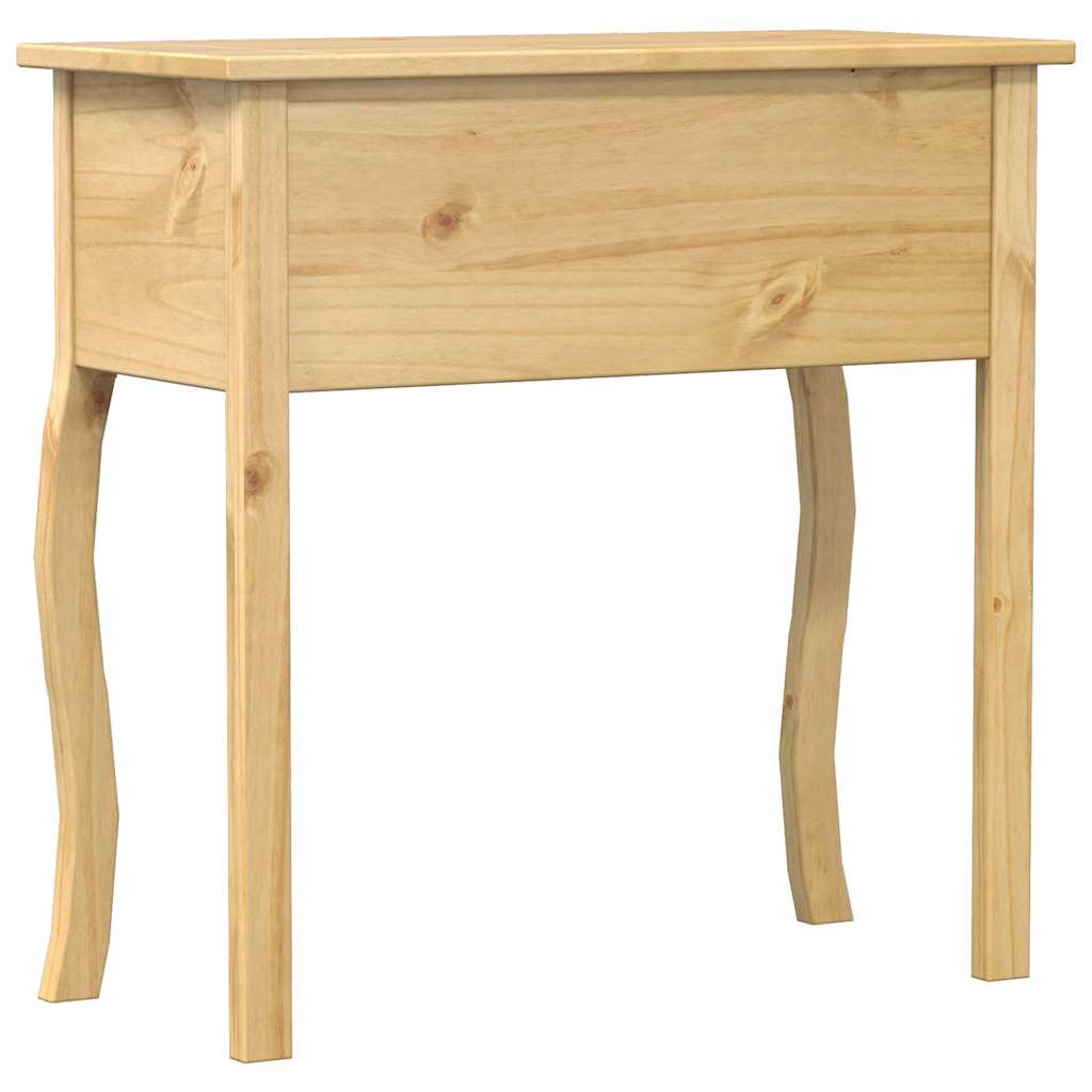 Tavolino Consolle Corona 73x35x73 cm in Legno Massello di Pino | homemem39