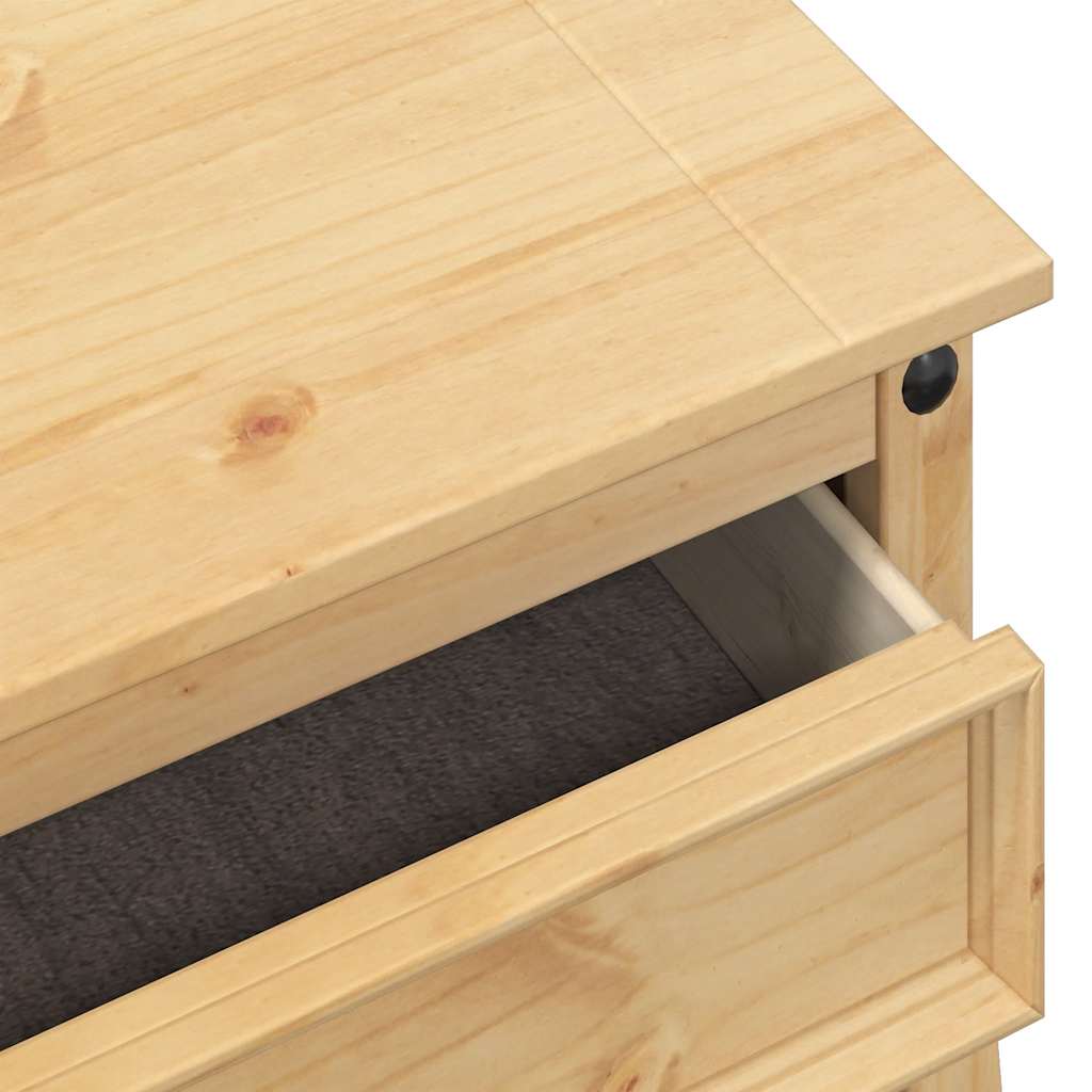Tavolino Consolle Corona 73x35x73 cm in Legno Massello di Pino | homemem39