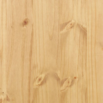 Tavolino Consolle Corona 73x35x73 cm in Legno Massello di Pino | homemem39