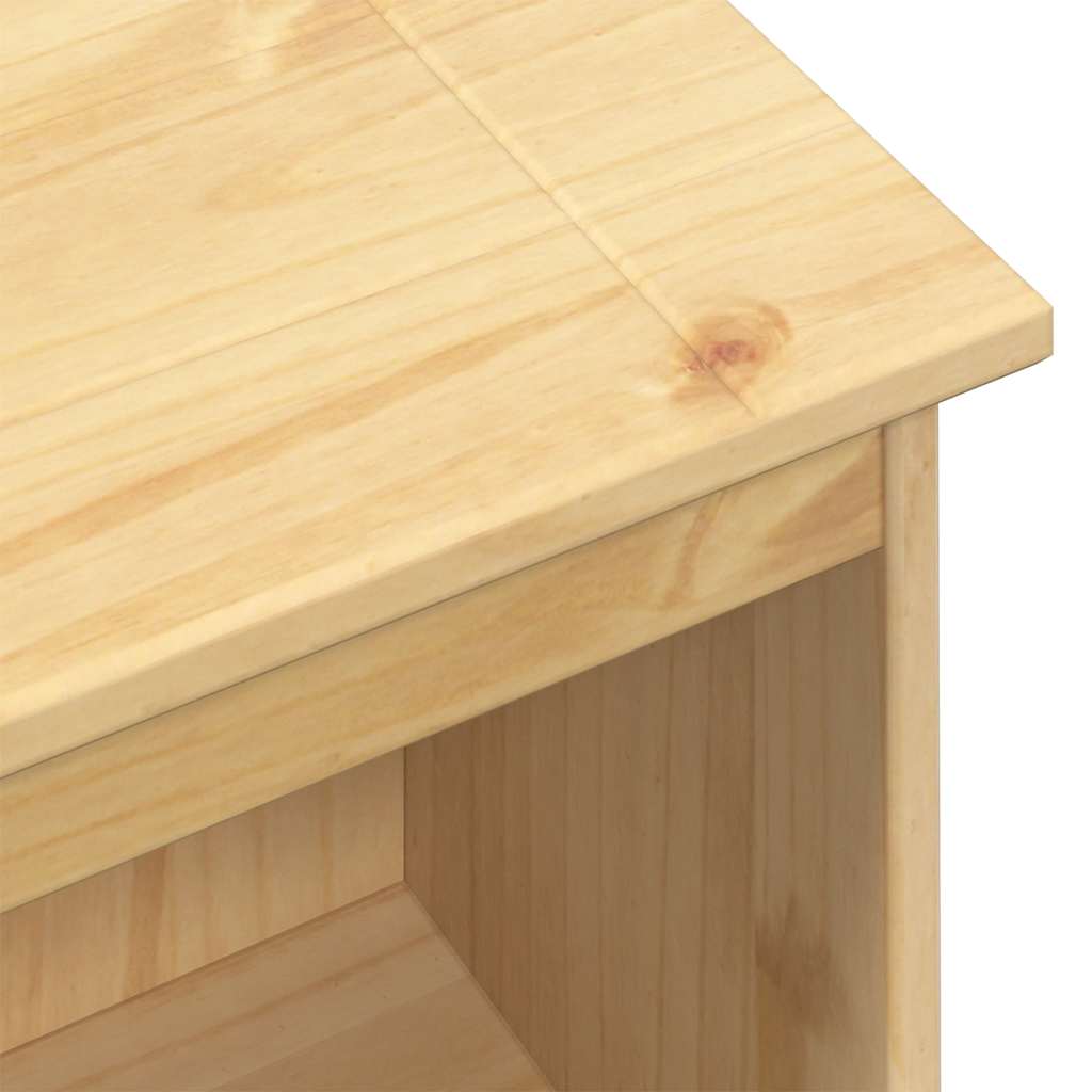 Libreria Corona 46x29x100 cm in Legno Massello di Pino | homemem39