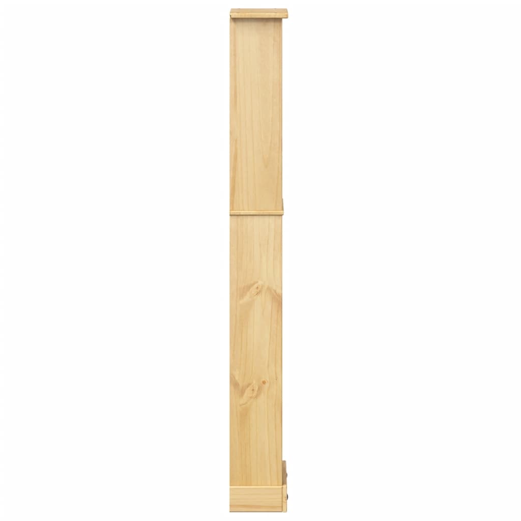 Libreria Corona 46x20x170 cm in Legno Massello di Pino | homemem39