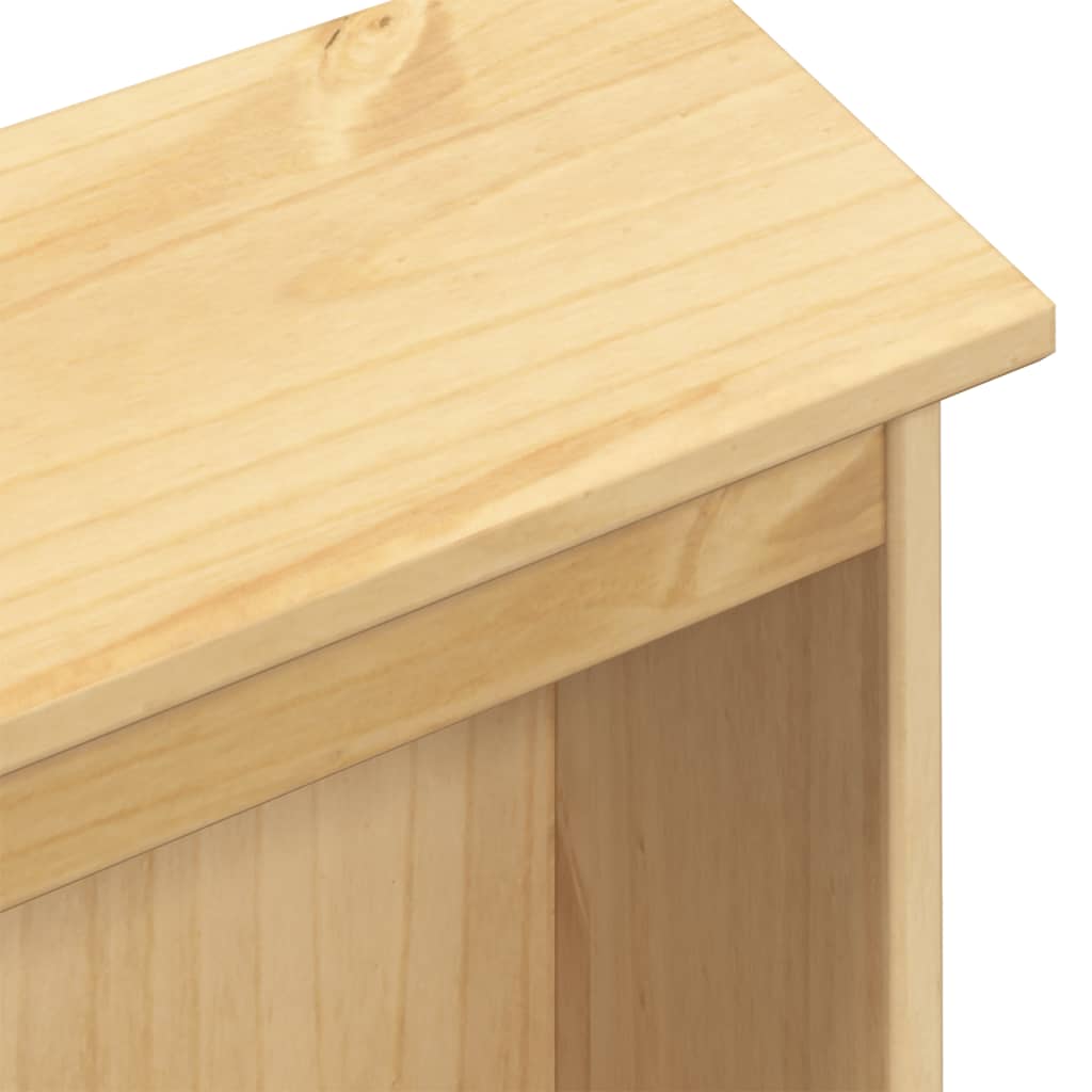Libreria Corona 46x20x170 cm in Legno Massello di Pino | homemem39