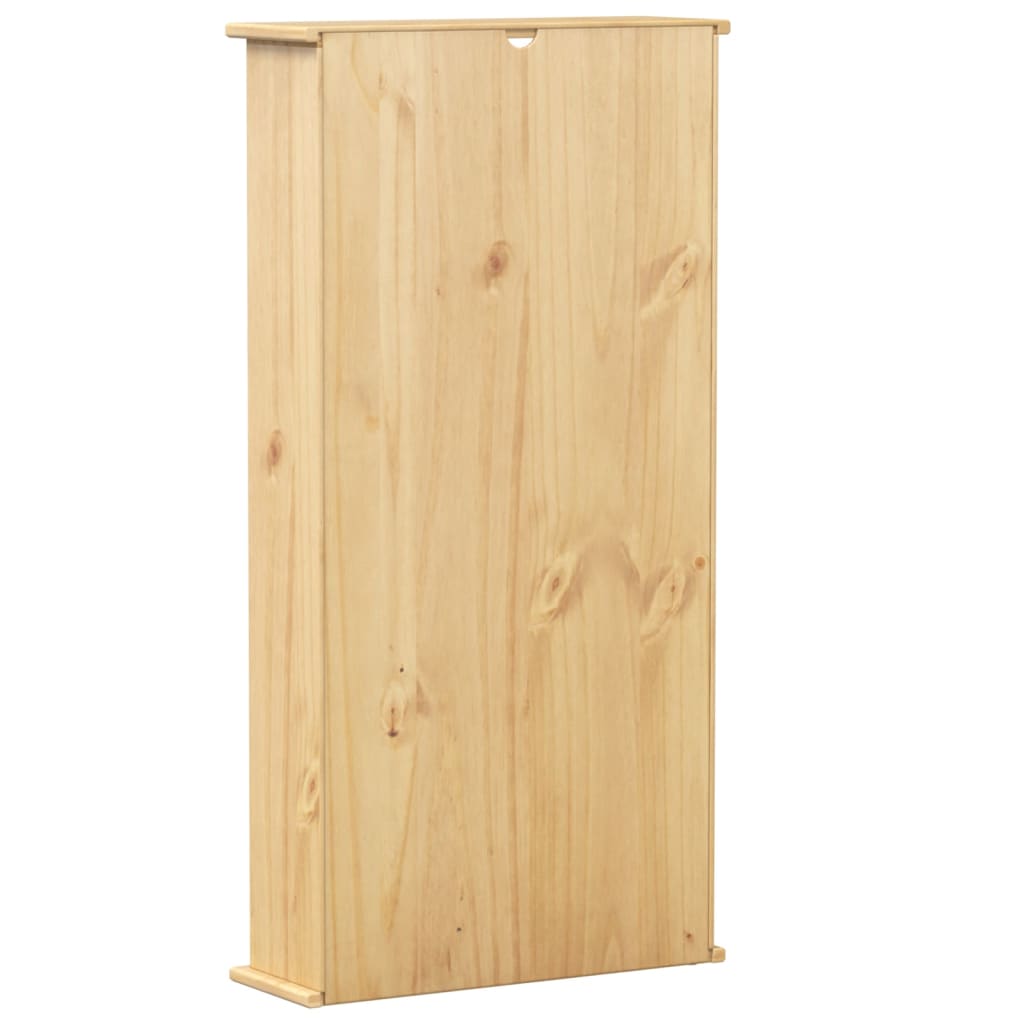 Mobile Porta CD Corona 52x17,5x103 cm in Legno Massello di Pino | homemem39