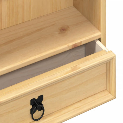 Mobile Porta CD Corona 52x17,5x103 cm in Legno Massello di Pino | homemem39