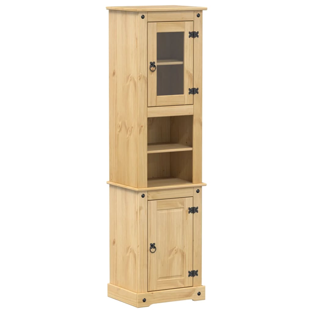 Mobile da Bagno Corona 50x40x185 cm in Legno Massello di Pino | homemem39