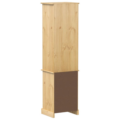 Mobile da Bagno Corona 50x40x185 cm in Legno Massello di Pino | homemem39
