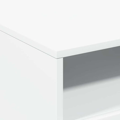 Tavolino da Soggiorno con Luci LED Bianco 50x49x40 cm | homemem39