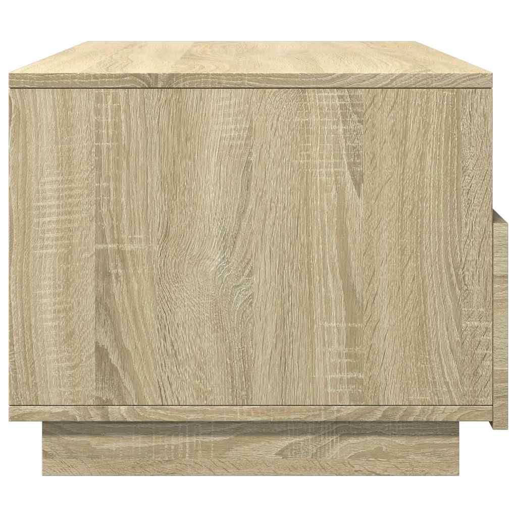 Tavolino da Salotto Gambe in Metallo Rovere Sonoma 90x49x40 cm | homemem39