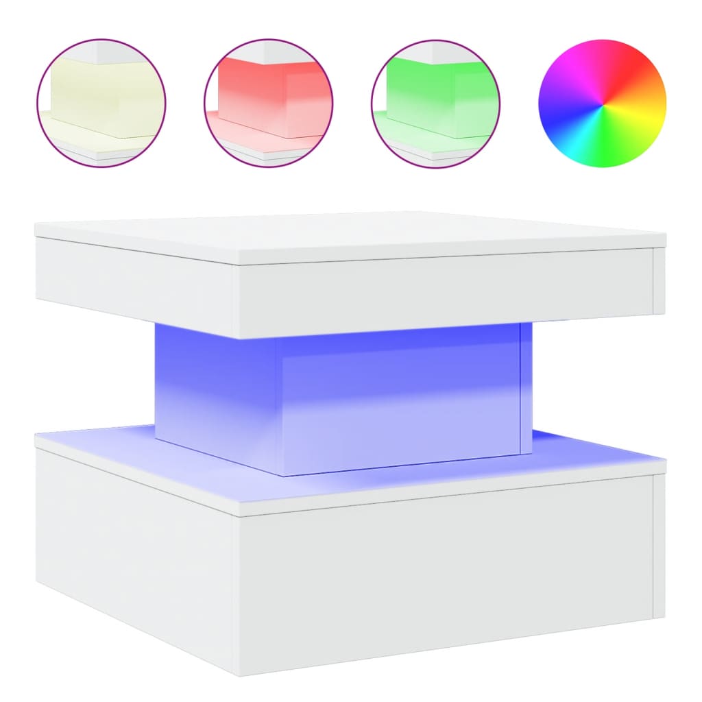Tavolino da Salotto con Luci LED