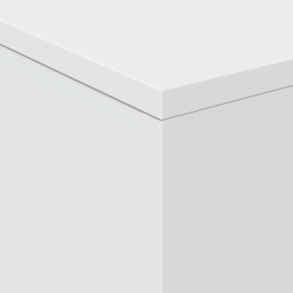 Tavolino da Salotto con Luci LED Bianco 50x50x40 cm | homemem39