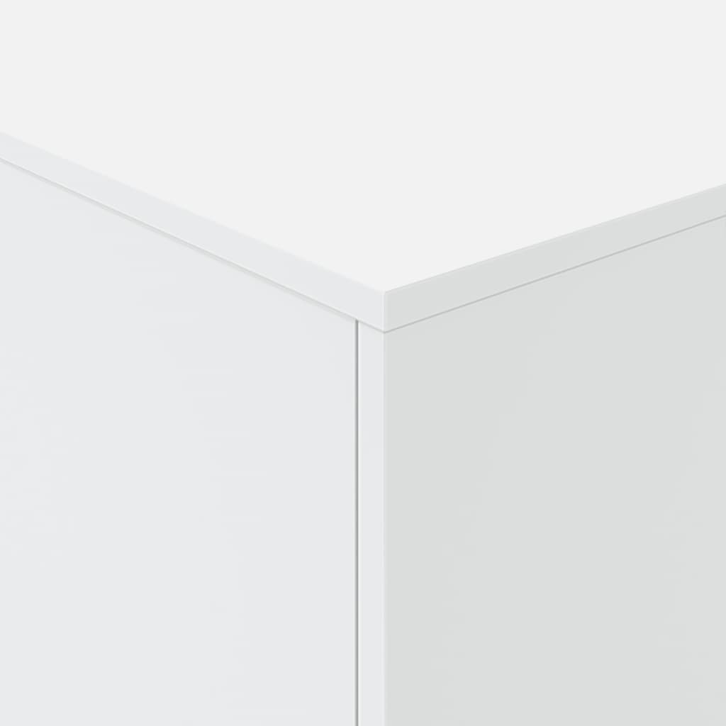 Tavolino da Soggiorno con Luci LED Bianco 90x50x40 cm | homemem39