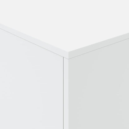 Tavolino da Soggiorno con Luci LED Bianco 90x50x40 cm | homemem39