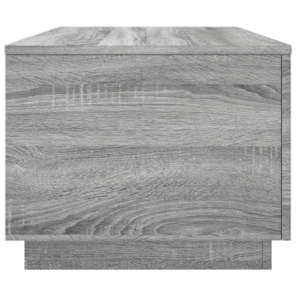 Tavolino da Soggiorno con Luci LED Grigio Sonoma 90x50x40 cm | homemem39