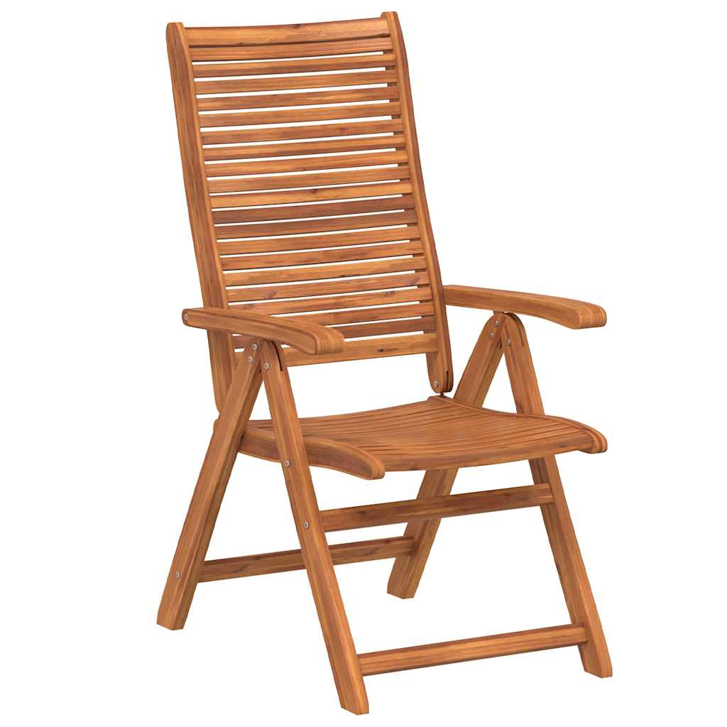 Sedie Giardino Pieghevoli Reclinabili 2pz Legno Massello Acacia | homemem39