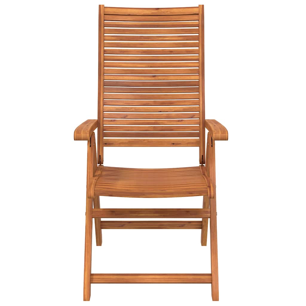 Sedie Giardino Pieghevoli Reclinabili 2pz Legno Massello Acacia | homemem39