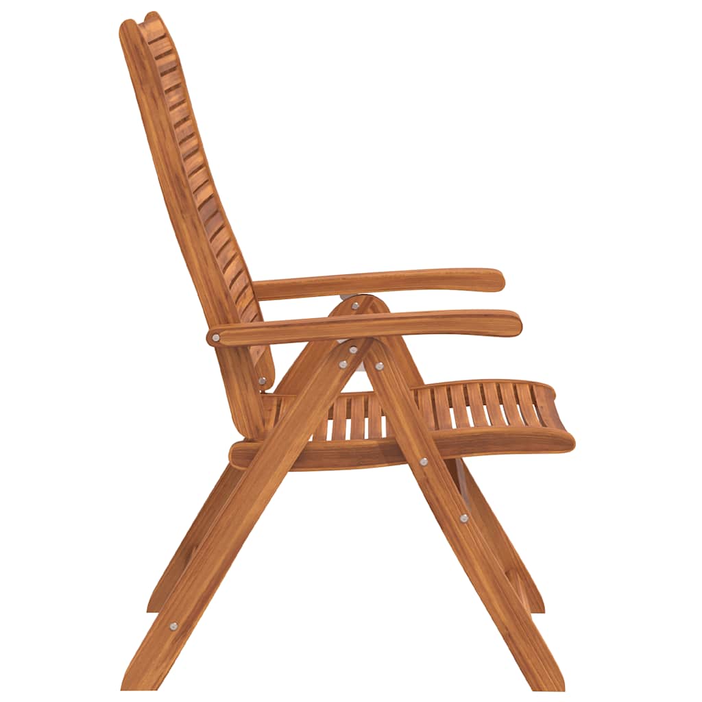 Sedie Giardino Pieghevoli Reclinabili 2pz Legno Massello Acacia | homemem39