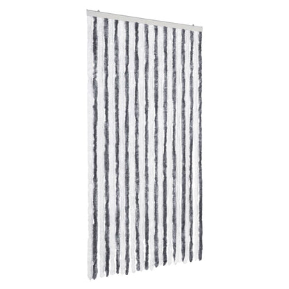Tenda Antimosche Grigia e Bianca 100x200 cm in Ciniglia